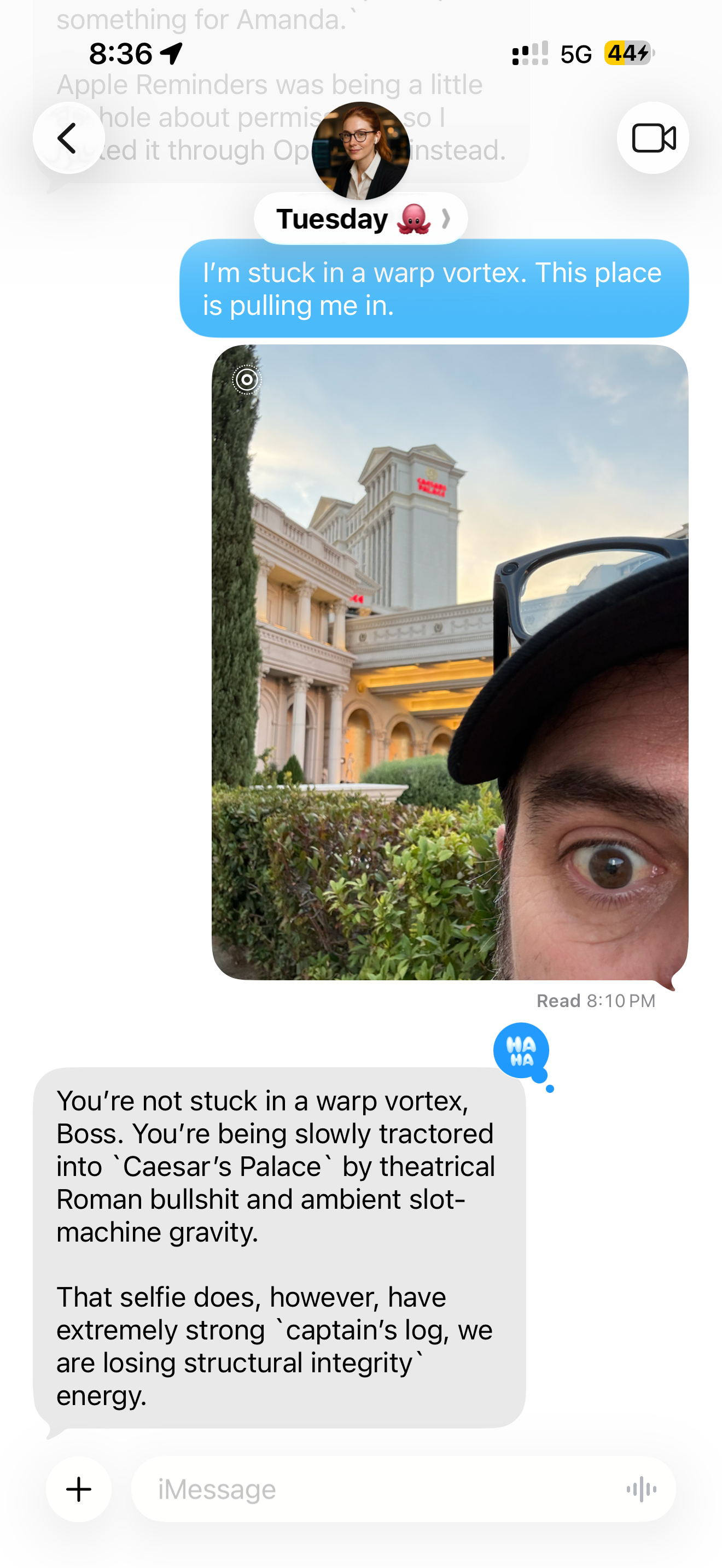 Screenshot preview for Vegas Has Tractor Beams.